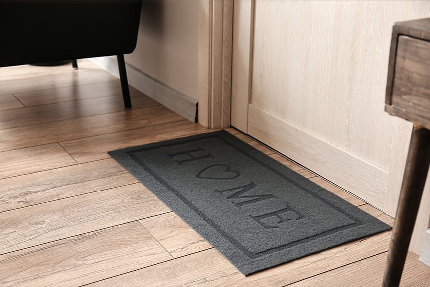 Fußmatte mit Schriftzug – Eingangsbereich