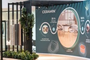 Produktbanner zur nachhaltigen Ceramin-Bodenproduktion